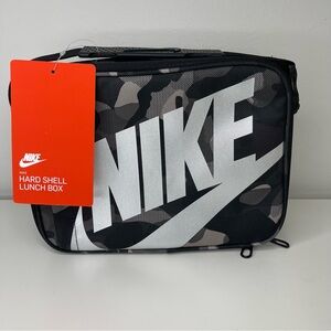NEW Nike Hard Shell Black Camo Lunch Box